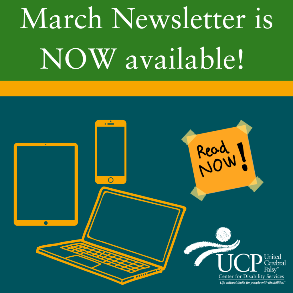 Read our March Newsletter